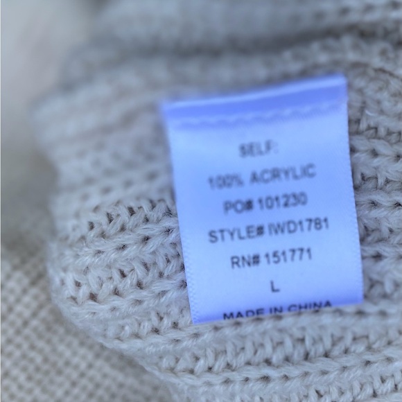 LE LIS Half Zip Sweater Dress NWT Size Medium - Picture 5 of 6